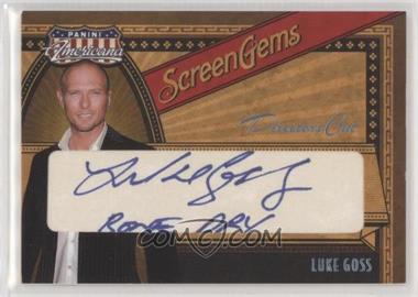 2011 Panini Americana - Screen Gems - Director's Cut Cut Signatures #10.2 - Luke Goss (Bone Dry) /20