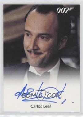 2011 Rittenhouse James Bond: Mission Logs - Full-Bleed Autographs #_CALE - Casino Royale - Carlos Leal as Tournament Director