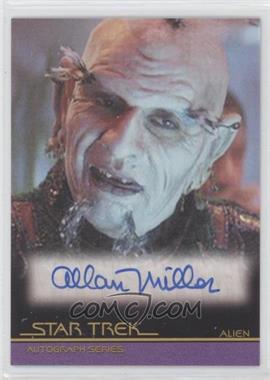 2011 Rittenhouse Star Trek Classic Movies Heroes & Villains Premium Packs - Autographs #A116 - Allan Miller as Alien