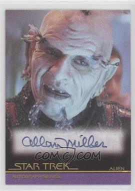 2011 Rittenhouse Star Trek Classic Movies Heroes & Villains Premium Packs - Autographs #A116 - Allan Miller as Alien