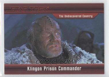 2011 Rittenhouse Star Trek Classic Movies Heroes & Villains Premium Packs - [Base] #26 - The Undiscovered Country - Klingon Prison Commander /550