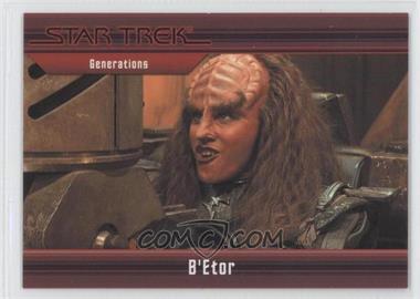 2011 Rittenhouse Star Trek Classic Movies Heroes & Villains Premium Packs - [Base] #40 - Generations - B'Etor /550