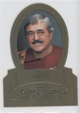 2011 Rittenhouse Star Trek Classic Movies Heroes & Villains Premium Packs - Die-Cut Gold Plaques #H4 - James Doohan as Scotty /425