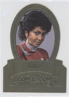 2011 Rittenhouse Star Trek Classic Movies Heroes & Villains Premium Packs - Die-Cut Gold Plaques #H5 - Nichelle Nichols as Lt. Comander Uhura /425