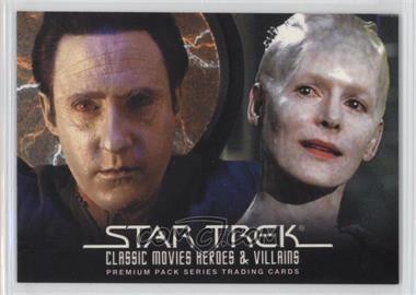 2011 Rittenhouse Star Trek Classic Movies Heroes & Villains Premium Packs - Promos #P4 - Lt. Commander Data, Borg Queen
