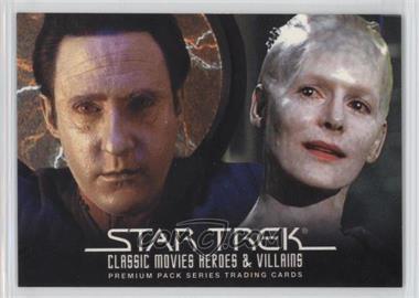 2011 Rittenhouse Star Trek Classic Movies Heroes & Villains Premium Packs - Promos #P4 - Lt. Commander Data, Borg Queen