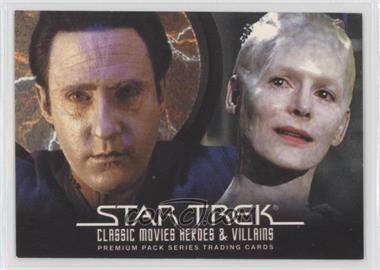 2011 Rittenhouse Star Trek Classic Movies Heroes & Villains Premium Packs - Promos #P4 - Lt. Commander Data, Borg Queen