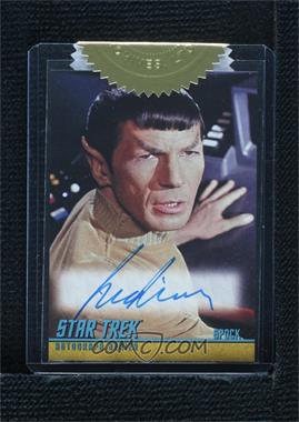 2011 Rittenhouse Star Trek: The Remastered Original Series - Single Autograph #A200 - Leonard Nimoy as Spock [Uncirculated]