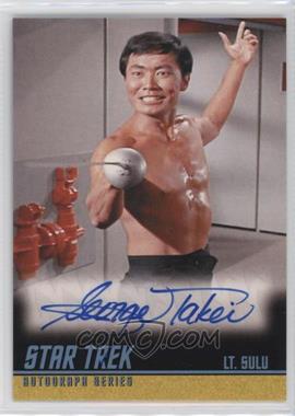 2011 Rittenhouse Star Trek: The Remastered Original Series - Single Autograph #A230 - George Takei as Lt. Sulu