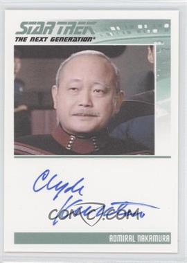 2011 Rittenhouse The Complete Star Trek: The Next Generation Series 1 - Autographs #_CLKU - Clyde Kusatsu as Admiral Nakamura