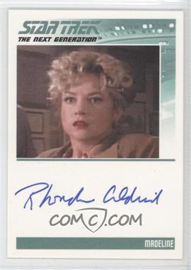 2011 Rittenhouse The Complete Star Trek: The Next Generation Series 1 - Autographs #_RHAL - Rhonda Aldrich as Madeline