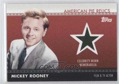 2011 Topps American Pie - American Pie Relics #APR-1 - Mickey Rooney