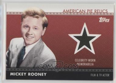 2011 Topps American Pie - American Pie Relics #APR-1 - Mickey Rooney