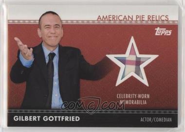 2011 Topps American Pie - American Pie Relics #APR-15 - Gilbert Gottfried