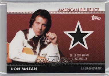 2011 Topps American Pie - American Pie Relics #APR-29 - Don McLean