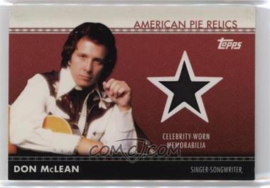 2011 Topps American Pie - American Pie Relics #APR-29 - Don McLean