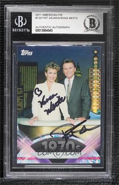 2011 Topps American Pie - [Base] #120 - Vanna White, Pat Sajak [BAS BGS Authentic]