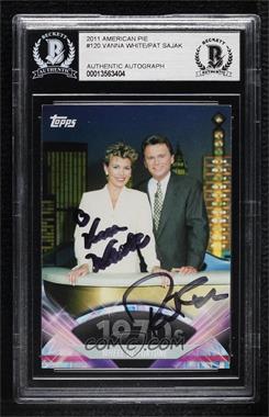 2011 Topps American Pie - [Base] #120 - Vanna White, Pat Sajak [BAS BGS Authentic]