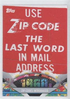 2011 Topps American Pie - [Base] #83 - Zip Codes Introduced