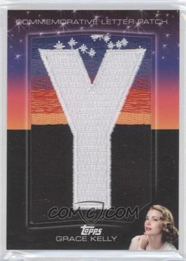 2011 Topps American Pie - Hollywood Sign Commemorative Letter Patch #HSLP-14 - Grace Kelly /25