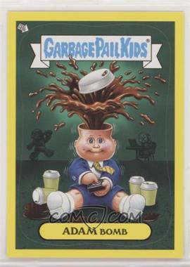 2011 Topps Garbage Pail Kids Flashback Series 2 - Adam Mania - Yellow #6 - Adam Bomb