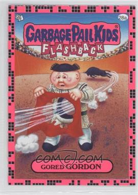 2011 Topps Garbage Pail Kids Flashback Series 2 - [Base] - Punk Pink #28a - Gored Gordon