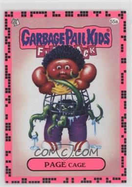 2011 Topps Garbage Pail Kids Flashback Series 2 - [Base] - Punk Pink #55a - Page Cage