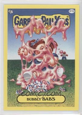 2011 Topps Garbage Pail Kids Flashback Series 3 - [Base] - Yellow #41B - Bubbly Babs