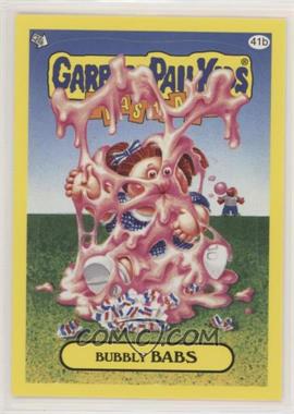 2011 Topps Garbage Pail Kids Flashback Series 3 - [Base] - Yellow #41B - Bubbly Babs