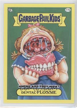 2011 Topps Garbage Pail Kids Flashback Series 3 - [Base] - Yellow #77B - Dental Flossie