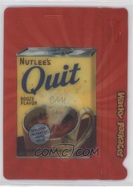 2011 Topps Wacky Packages All New Series 8 - Lenticular Tags #6 - Nutlee's Quit