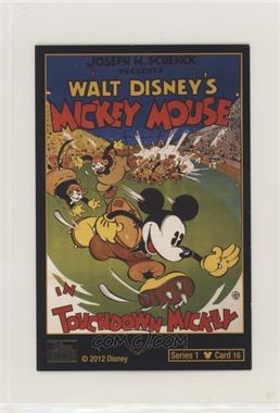 2012-13 Disney Studios D23 Series 1 - [Base] #16 - Mickey Mouse in "Touchdown Mickey" [EX to NM]