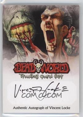 2012 Breygent Deadworld - Z-Card Comic Con Autographs #_VILO - Vincent Locke