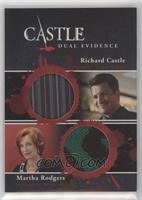 Richard Castle as played by Nathan Fillion, Martha Rodgers