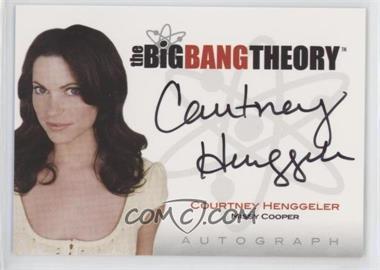 2012 Cryptozoic The Big Bang Theory Seasons 1 & 2 - Autographs #A11 - Courtney Henggeler as Missy Cooper