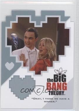 2012 Cryptozoic The Big Bang Theory Seasons 3 & 4 - Couples #CPL03 - "Okay, I Think We Have a Winner."