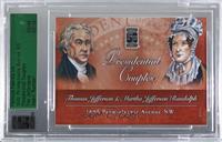 Thomas Jefferson, Martha Jefferson [Uncirculated] #/10