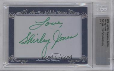 2012 Leaf Cut Signature Edition - [Base] #_SHJO - Shirley Jones /8 [BGS Authentic]