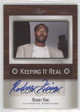 2012 Leaf Pop Century - Keeping It Real Autographs - Silver #KR-RK1 - Rodney King /10