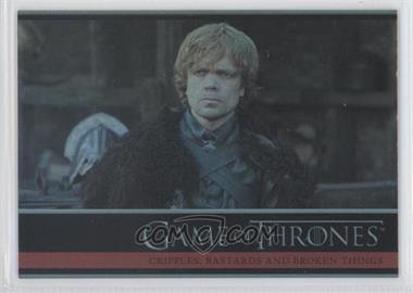 2012 Rittenhouse Game of Thrones Season 1 - [Base] - Foil #10 - Cripples, Bastards and Broken Things - Tyrion Lannister stops…