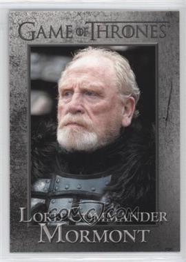 2012 Rittenhouse Game of Thrones Season 1 - [Base] #54 - Lord Commander Mormont