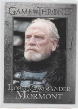 2012 Rittenhouse Game of Thrones Season 1 - [Base] #54 - Lord Commander Mormont