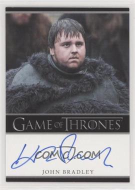 2012 Rittenhouse Game of Thrones Season 1 - Bordered Autographs #_JOBR - John Bradley as Samwell Tarly [EX to NM]