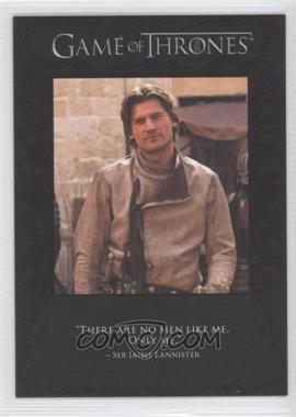 2012 Rittenhouse Game of Thrones Season 1 - The Quotable Game of Thrones #Q5 - Ser Jaime Lannister, Lord Eddard Stark