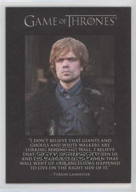2012 Rittenhouse Game of Thrones Season 1 - The Quotable Game of Thrones #Q6 - Tyrion Lannister, Jon Snow, Samwell Tarly