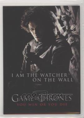 2012 Rittenhouse Game of Thrones Season 1 - You Win or You Die #SP5 - I Am the Watcher on the Wall