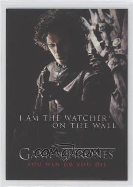 2012 Rittenhouse Game of Thrones Season 1 - You Win or You Die #SP5 - I Am the Watcher on the Wall