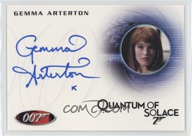 2012 Rittenhouse James Bond: 50th Anniversary Series 2 - Autographs #A138 - Quantum of Solace - Gemma Arteron as Agent Fields