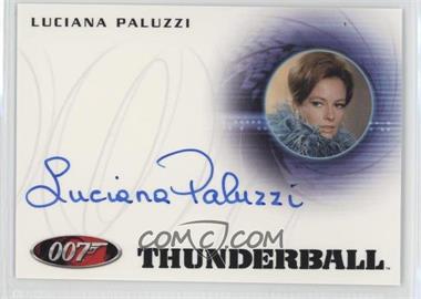 2012 Rittenhouse James Bond: 50th Anniversary Series 2 - Autographs #A166 - Thunderball - Luciana Paluzzi as Fiona Volpe