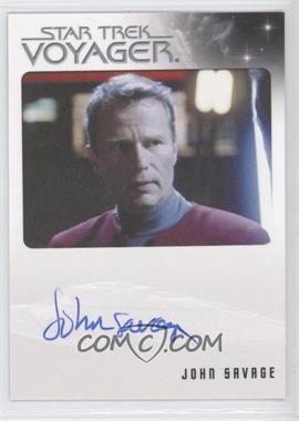 2012 Rittenhouse The "Quotable" Star Trek: Voyager - Autographs #_JOSA - John Savage as Captain Rudy Ransom
